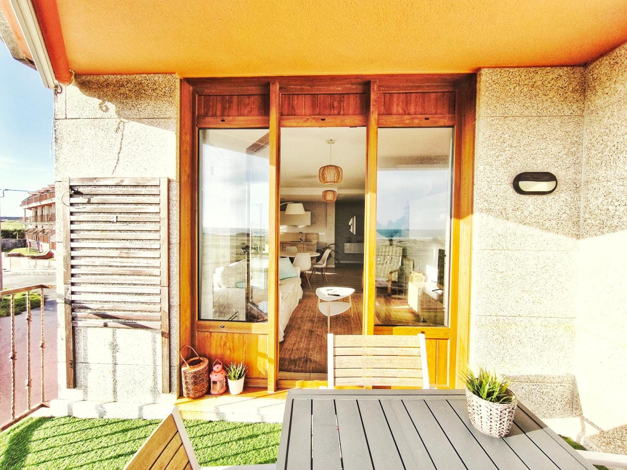 Apartamento Corrubedo Vistas Mar Y Playa المظهر الخارجي الصورة